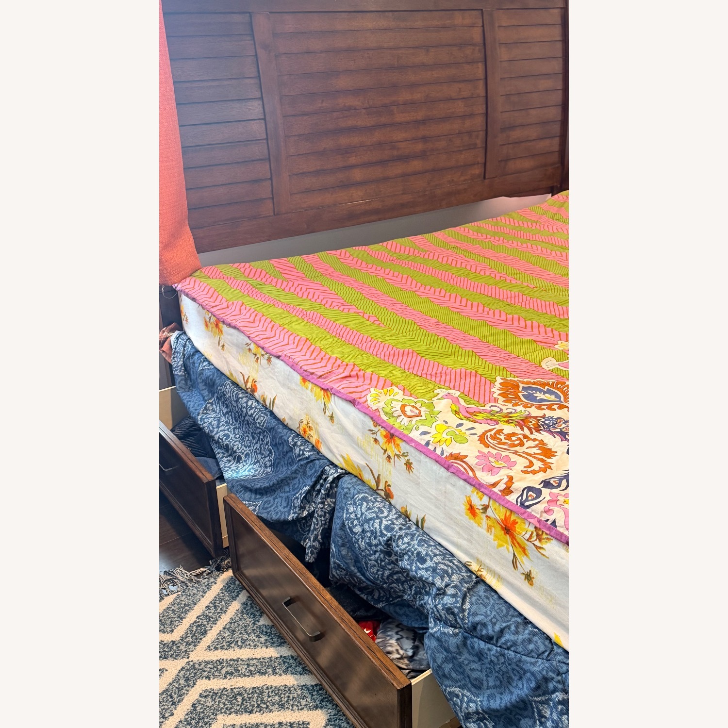 Brown King Bed - image-5