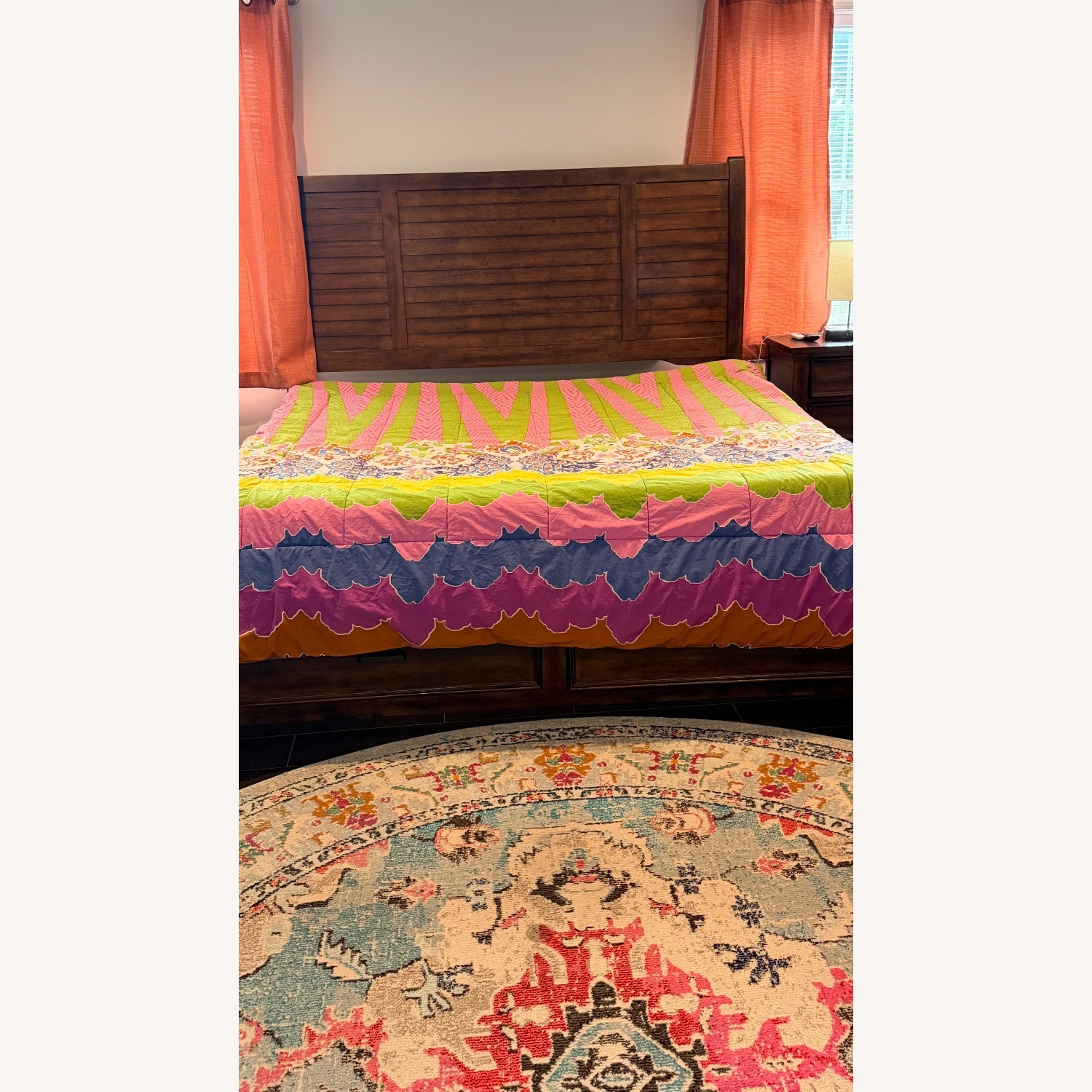 Brown King Bed - image-4