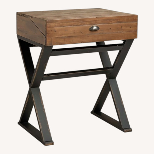 Used World Market Distressed-look Wood Desk for sale on AptDeco