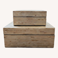 Vintage Mother of Pearl Nesting Boxes