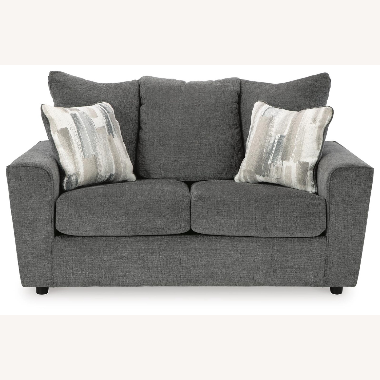 Ashley Furniture Stairatt Light Gray Fabric 2 Seater Sofa - image-4
