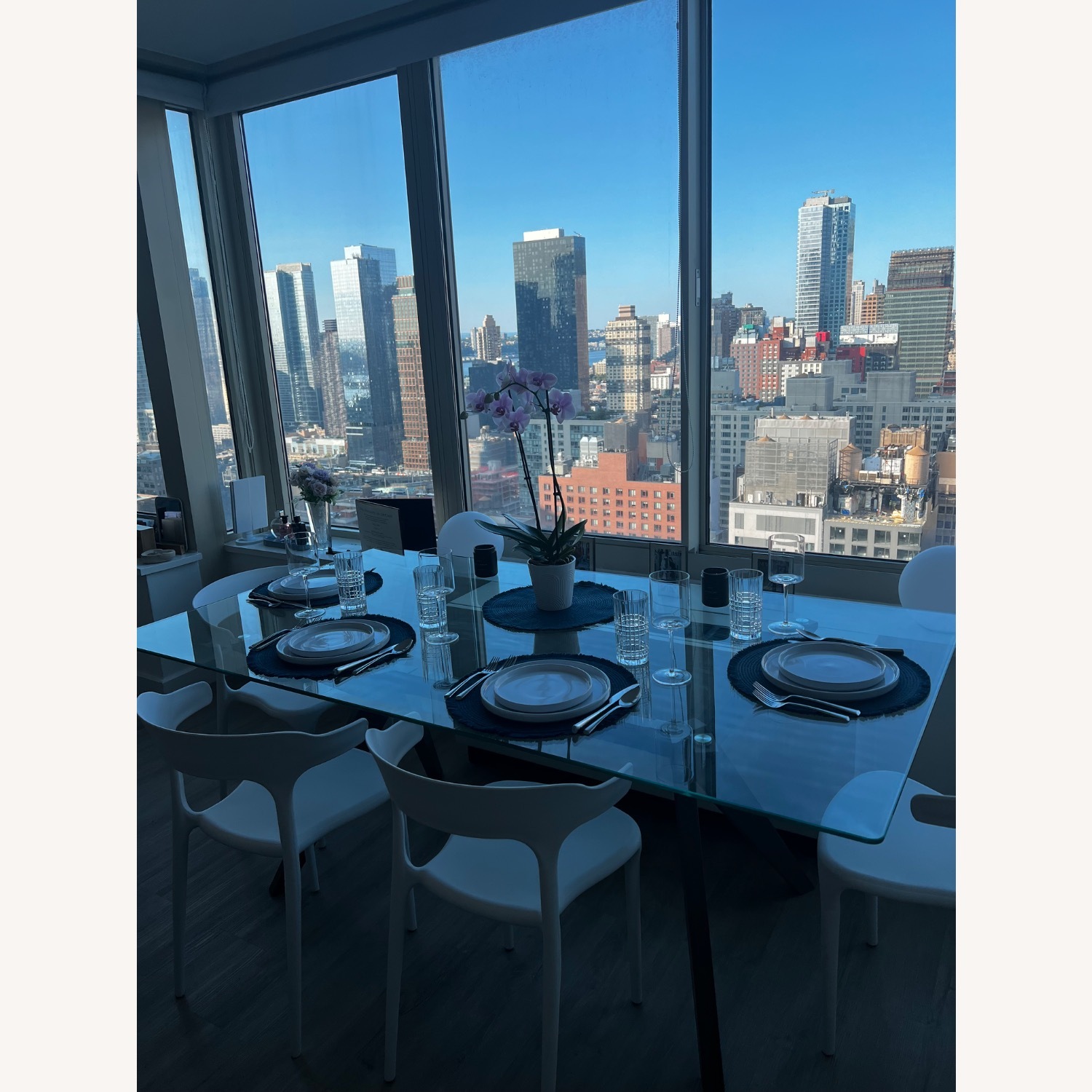 Amazon 6.25FT Glass Dining Table - image-3