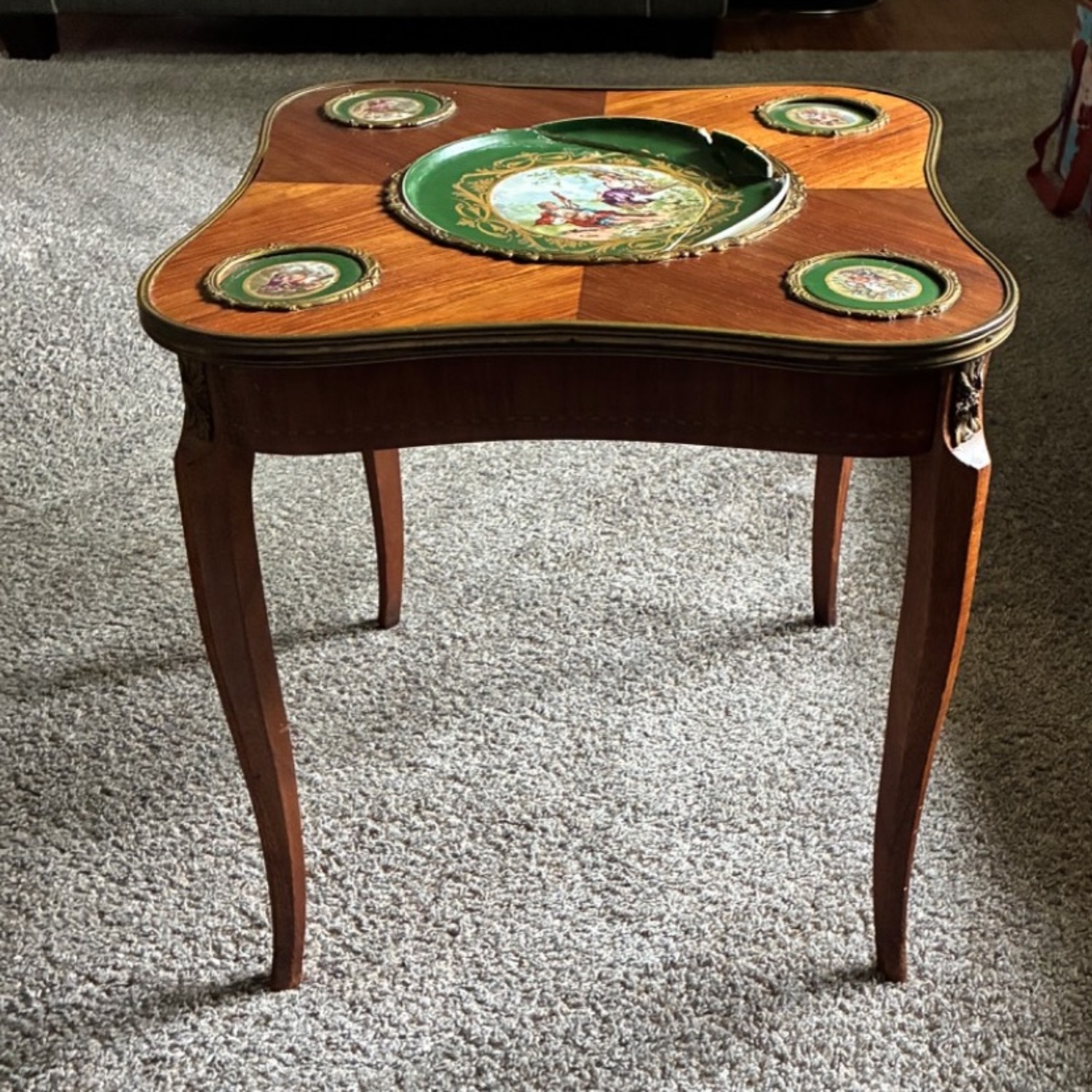 Vintage/Antique Louis Xv Side Table - image-2