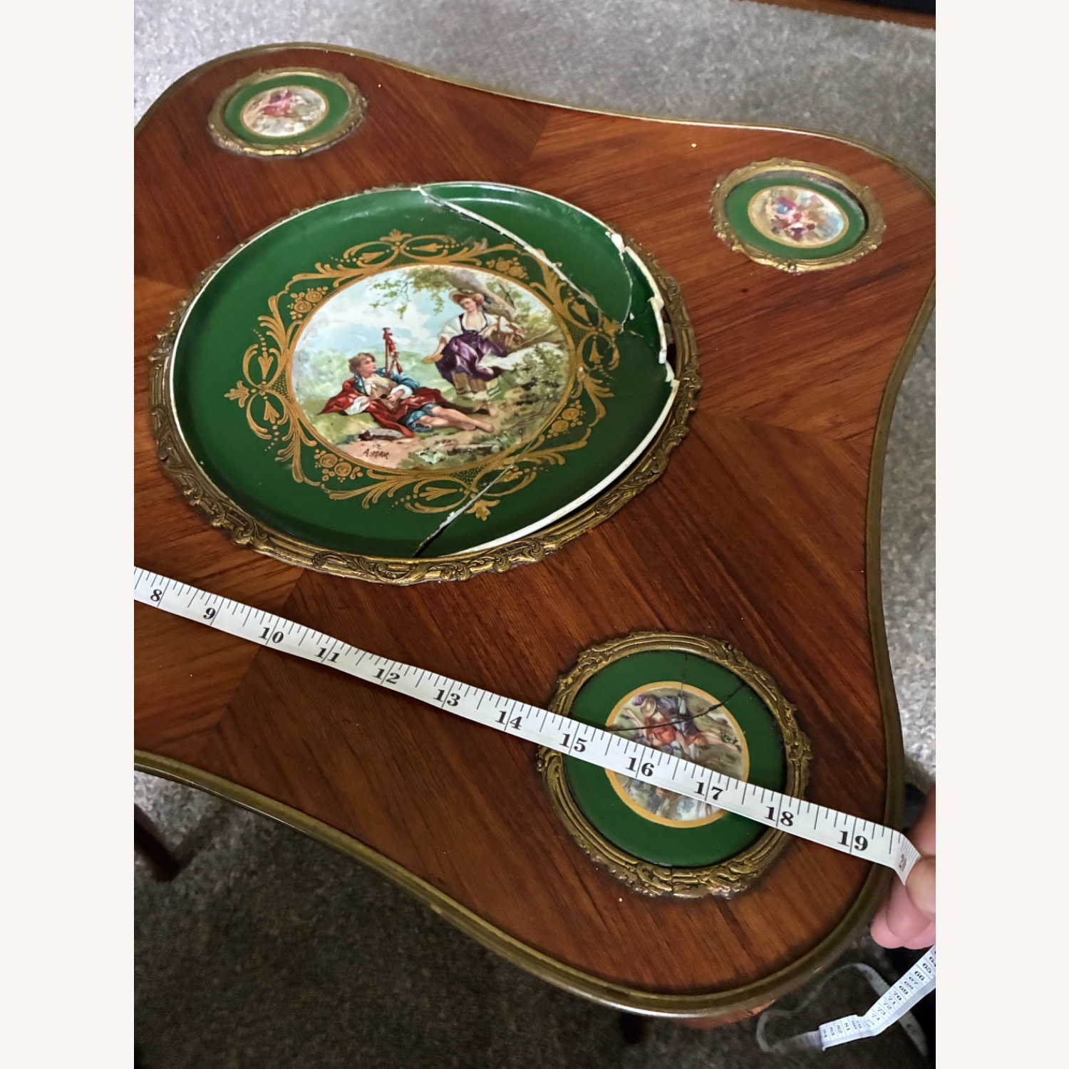 Vintage/Antique Louis Xv Side Table - image-4