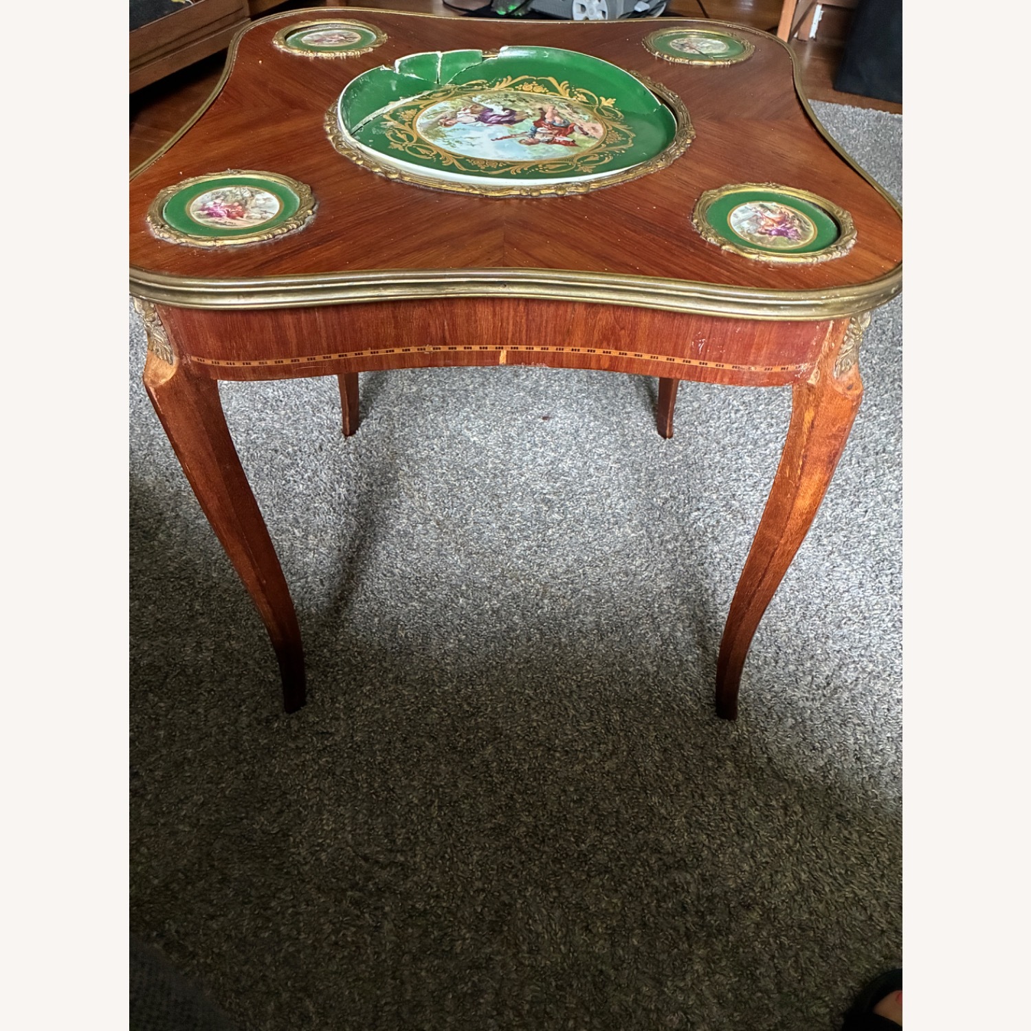 Vintage/Antique Louis Xv Side Table - image-14