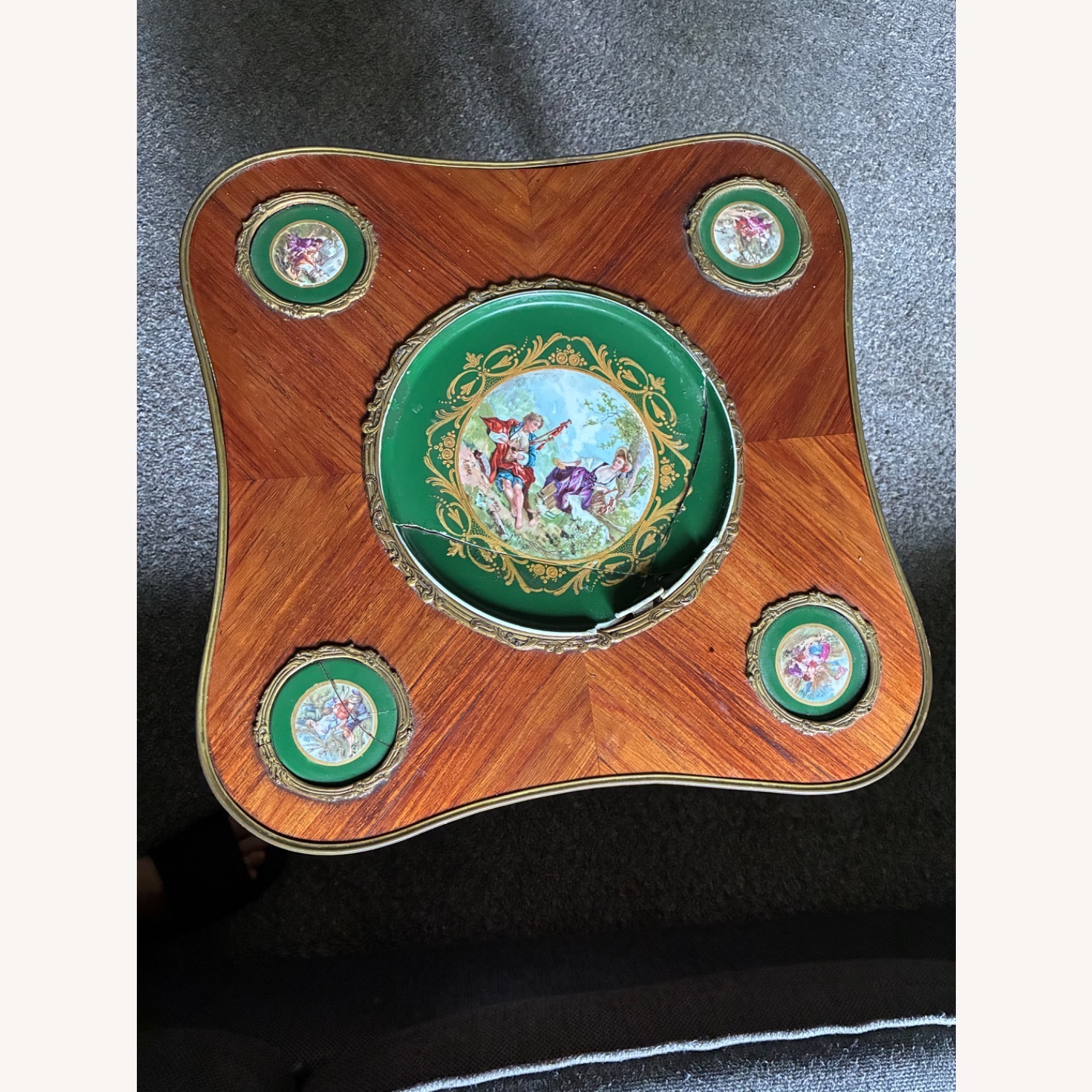 Vintage/Antique Louis Xv Side Table - image-3