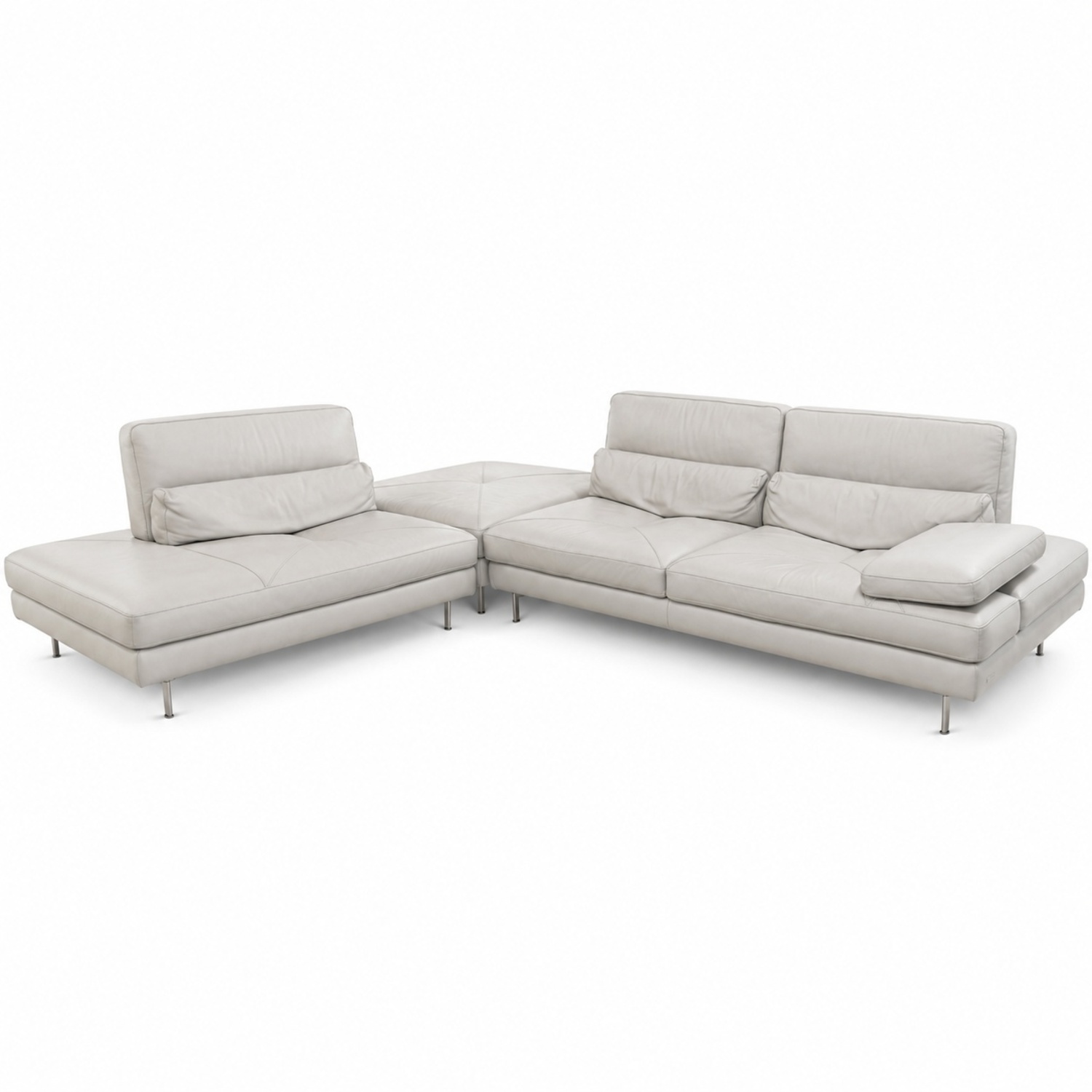Roche Bobois Light Gray 3+ Piece Sectional - image-12