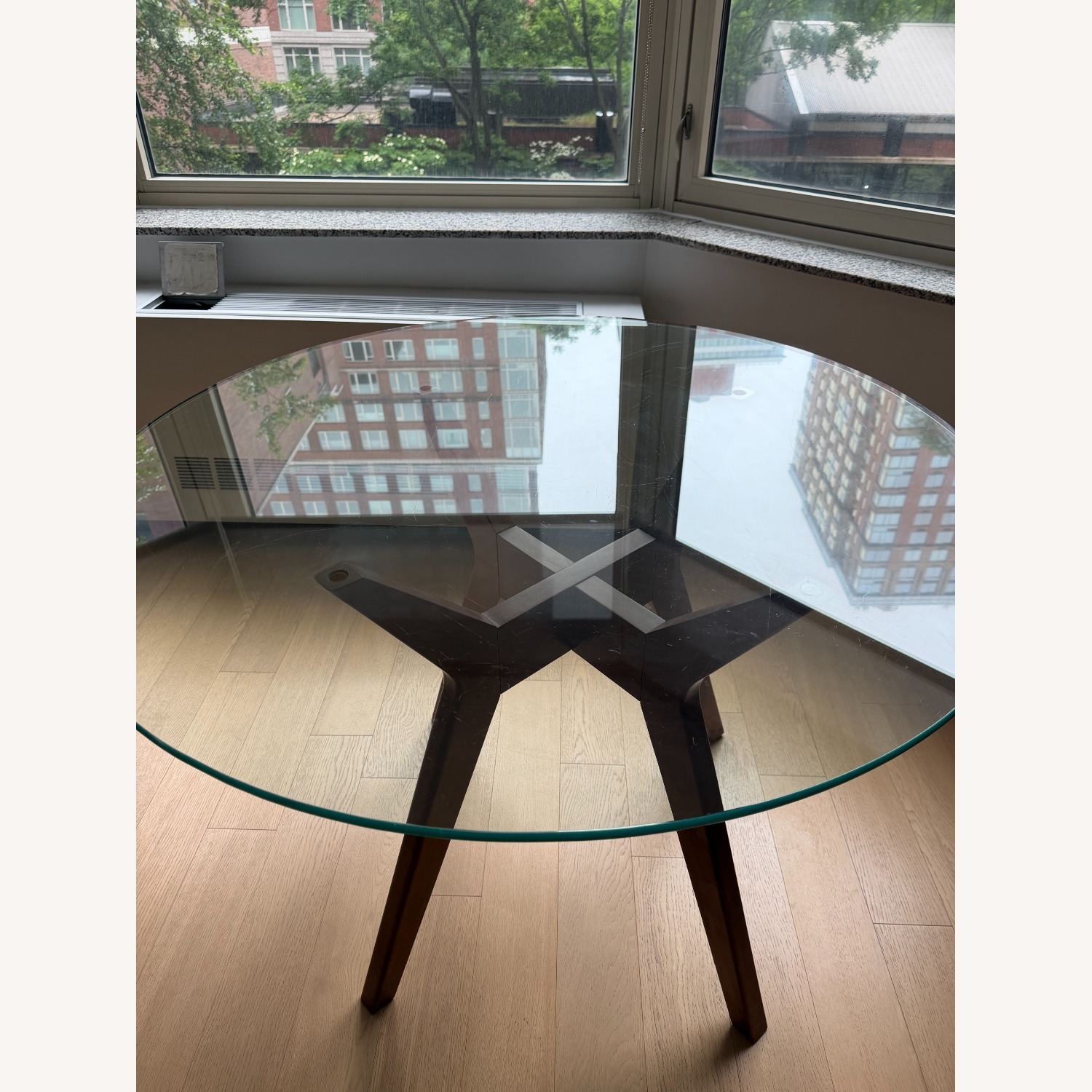 West Elm Jensen Glass Dining Table - image-5
