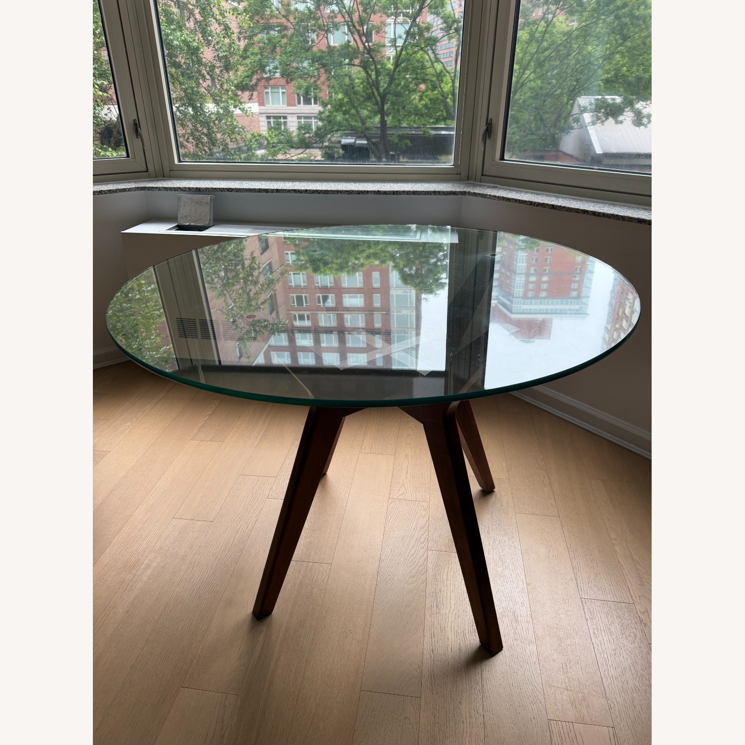 West Elm Jensen Glass Dining Table - image-4