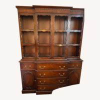 Vintage/Antique Dark Brown Wood Armoire