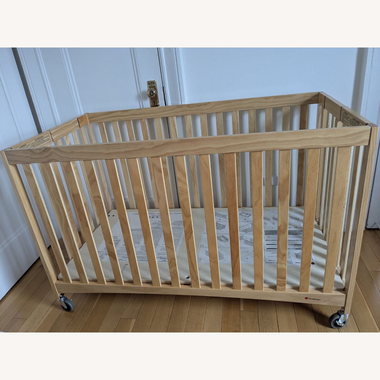 Foundations Furniture Natural Wood Crib - image-4