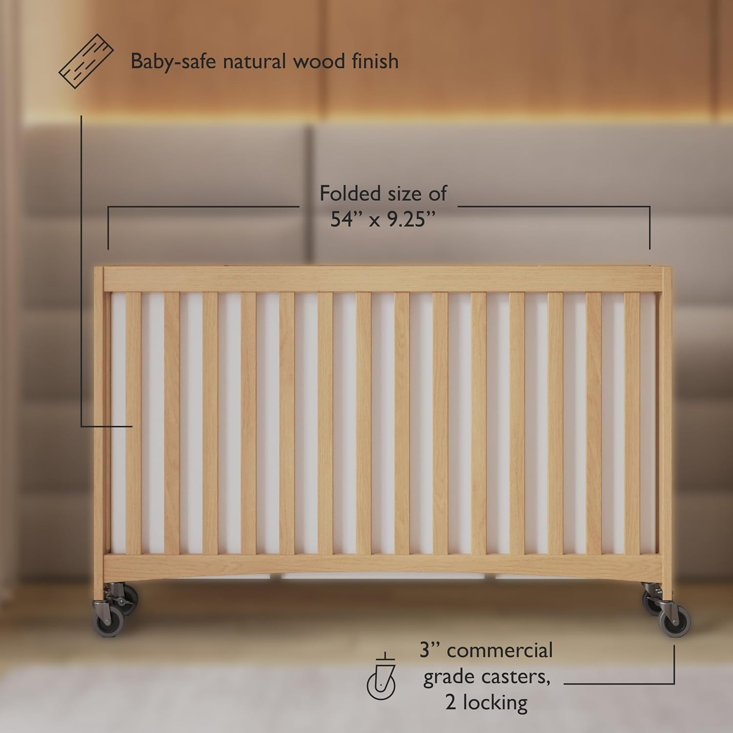 Foundations Furniture Natural Wood Crib - image-3
