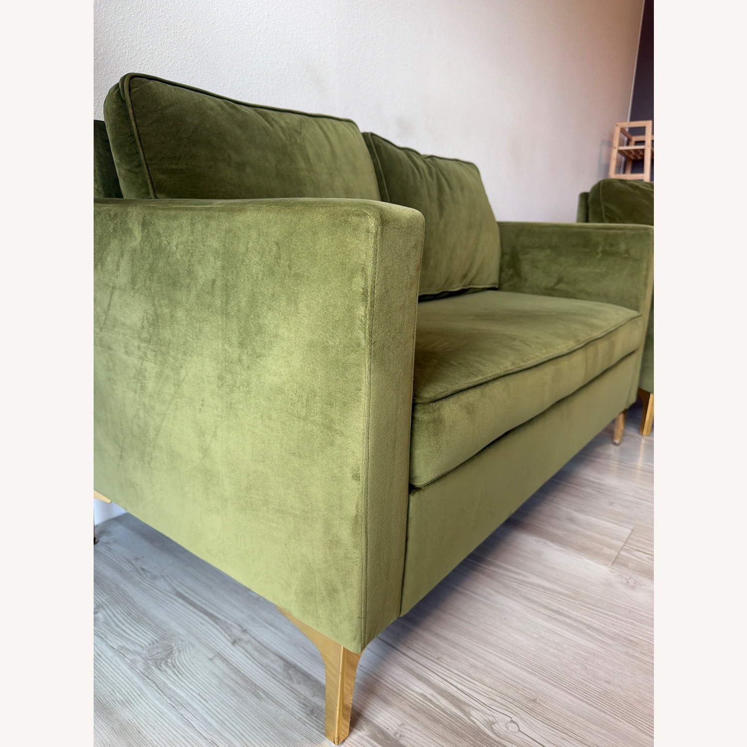 Green Loveseat - image-3