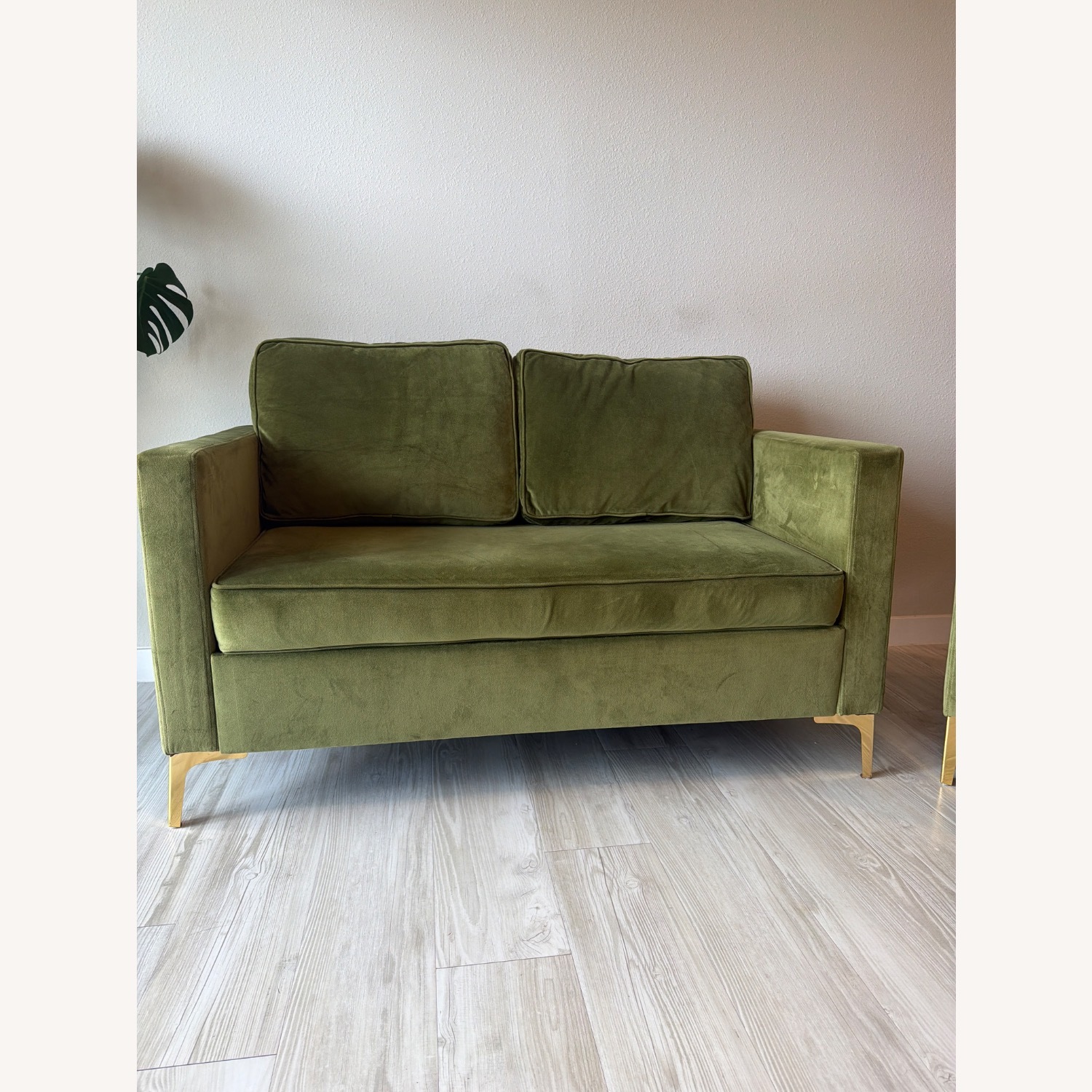Green Loveseat - image-2