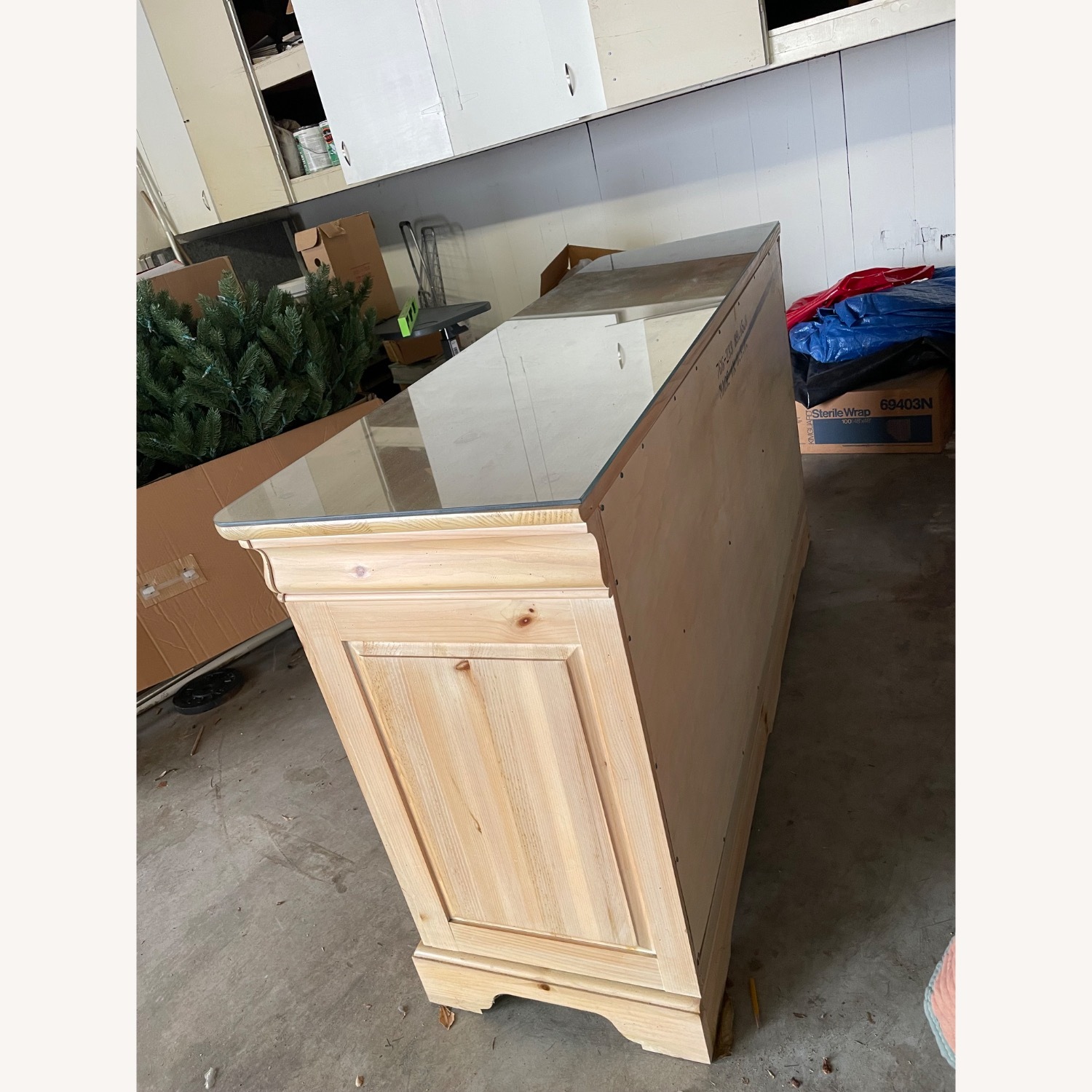Vintage/Antique Natural Dresser - image-8