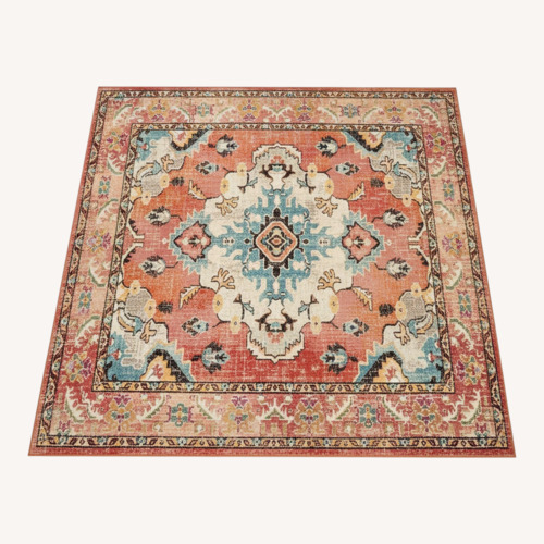 Used Orange Area Rug 8' x 10' for sale on AptDeco