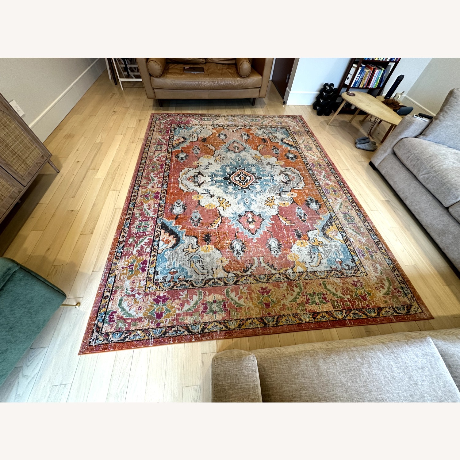 Orange Area Rug 8' x 10' - image-3