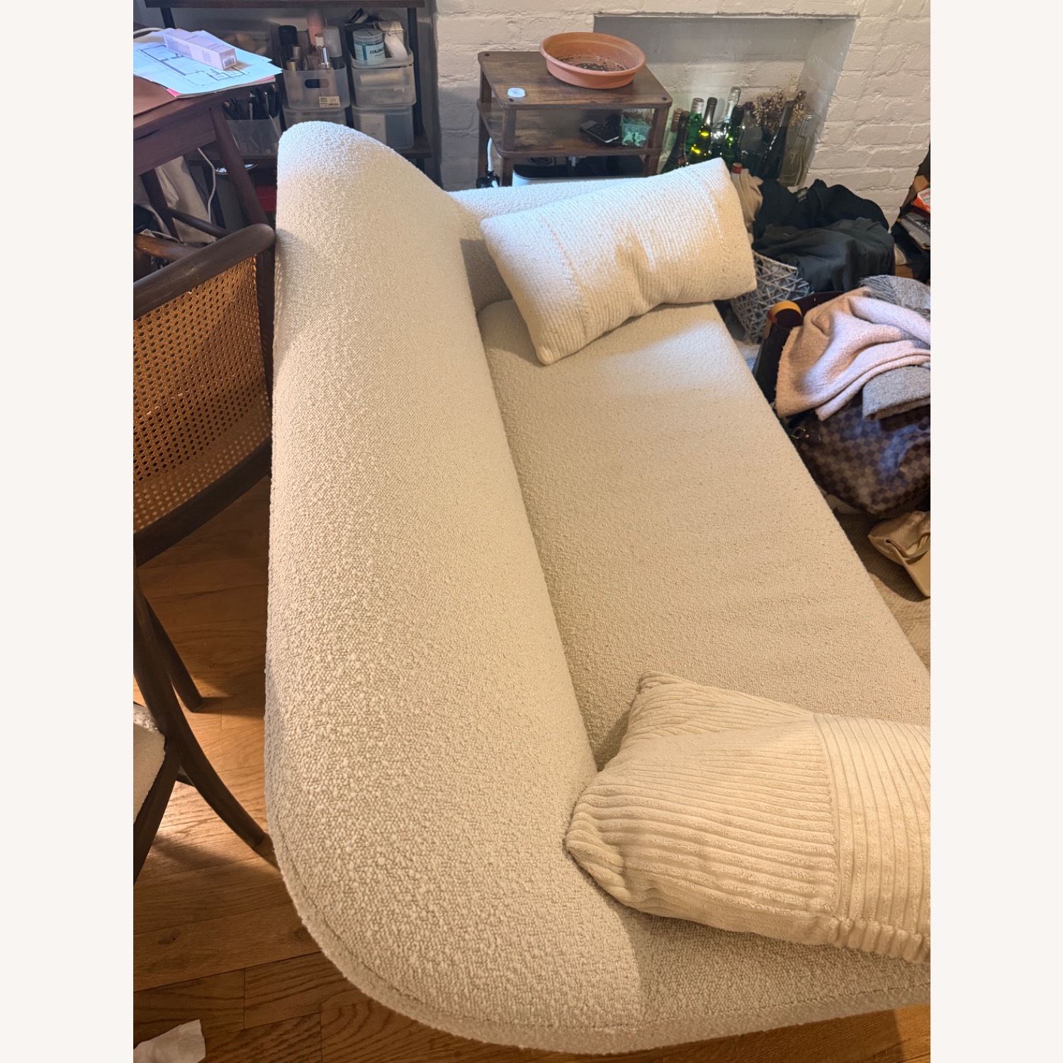 Article Gabriolla White Noucle Loveseat - image-2