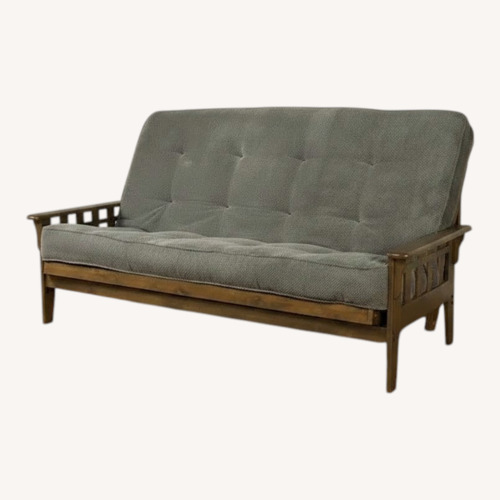 Used Wayfair Stratford Light Brown Wood Futon for sale on AptDeco