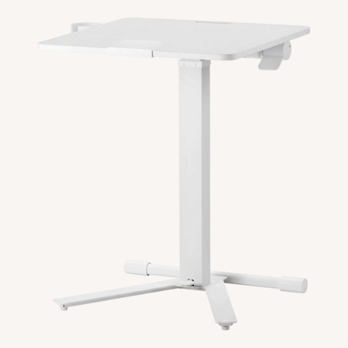 Used IKEA Mittzon White Side Table for sale on AptDeco