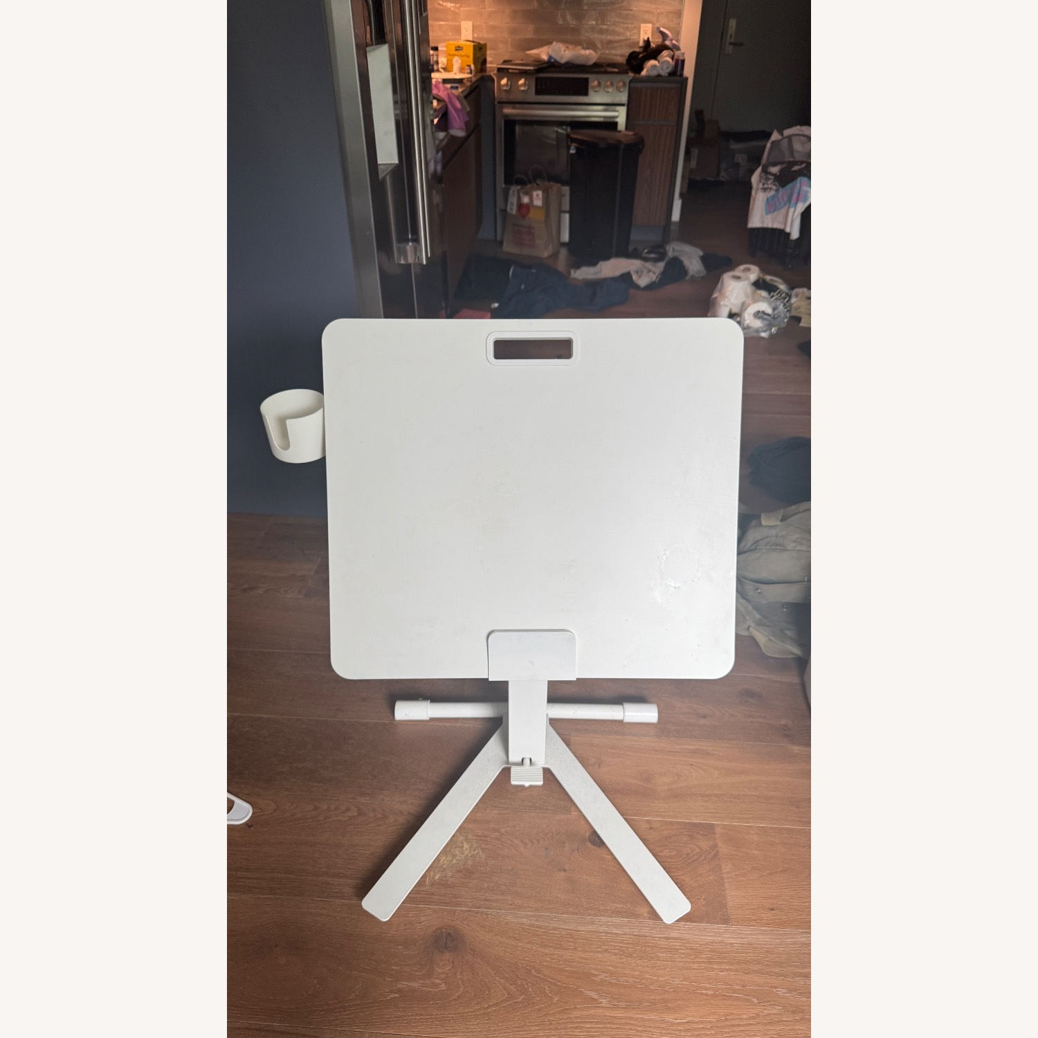 IKEA Mittzon White Side Table - image-2