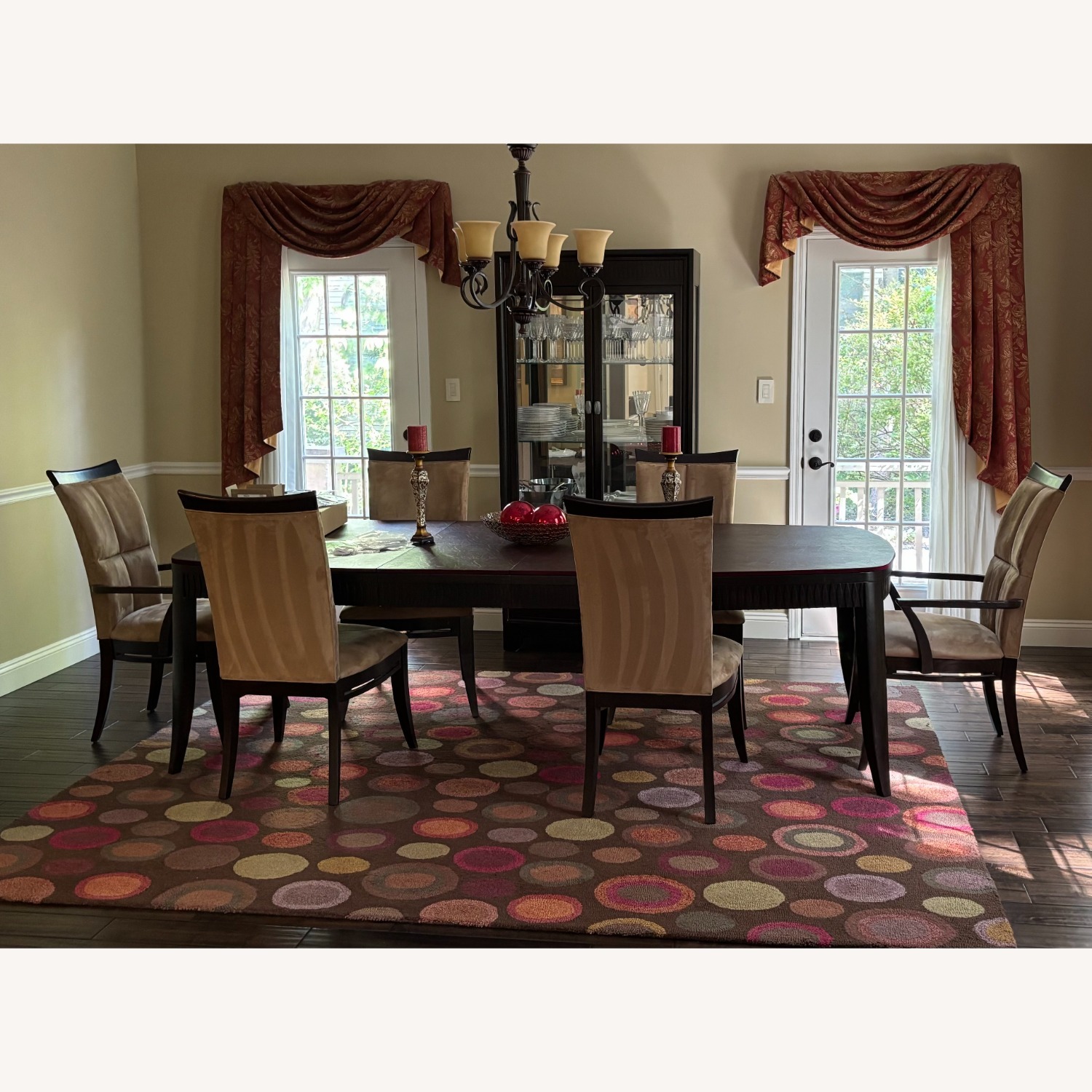 A|R|T Furniture Dark Brown Wood Dining Set - image-2