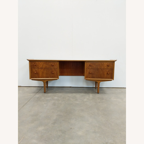 Used Vintage Mid Century Modern Desk by Vesper for sale on AptDeco