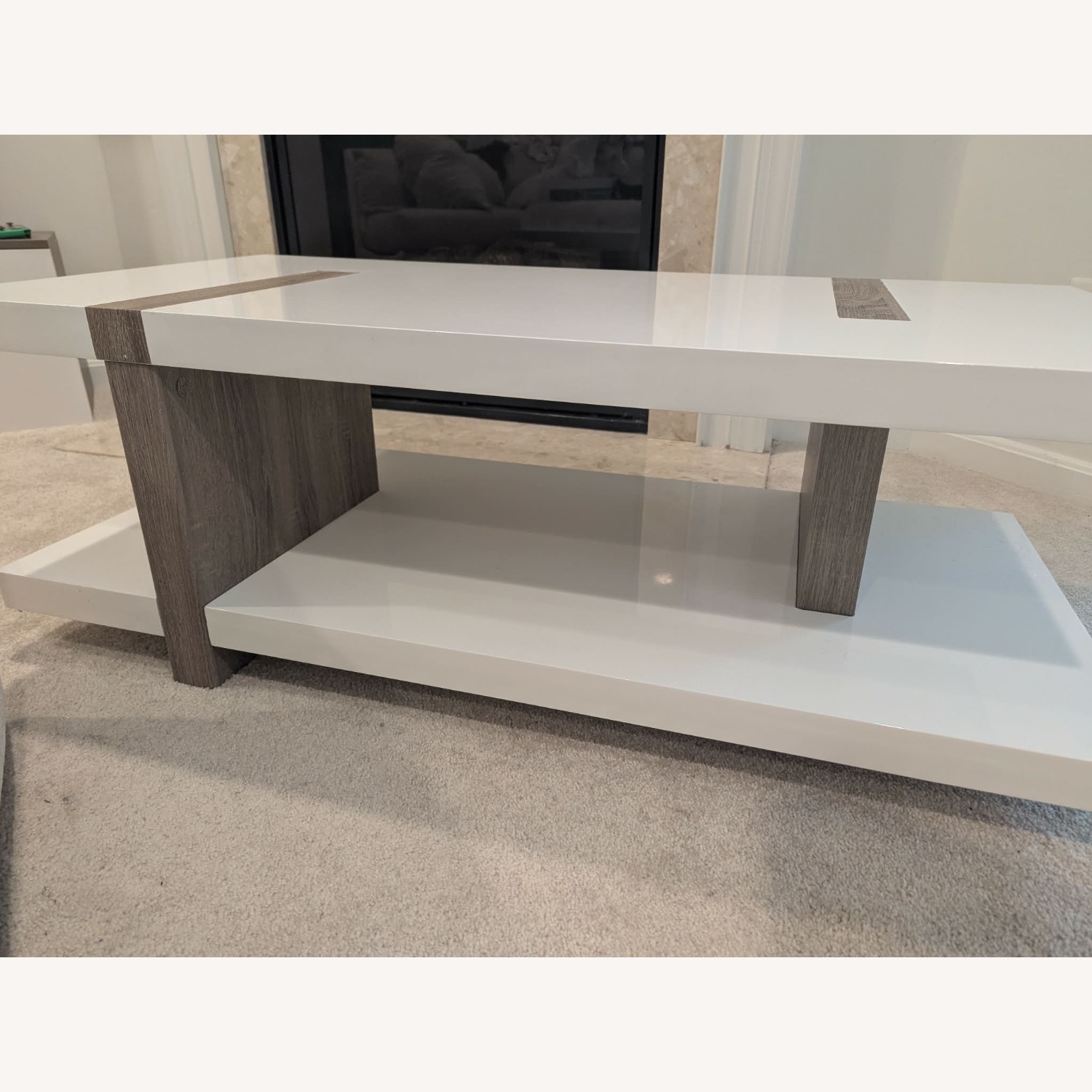 Latitude Run White Frame Coffee Table - image-2