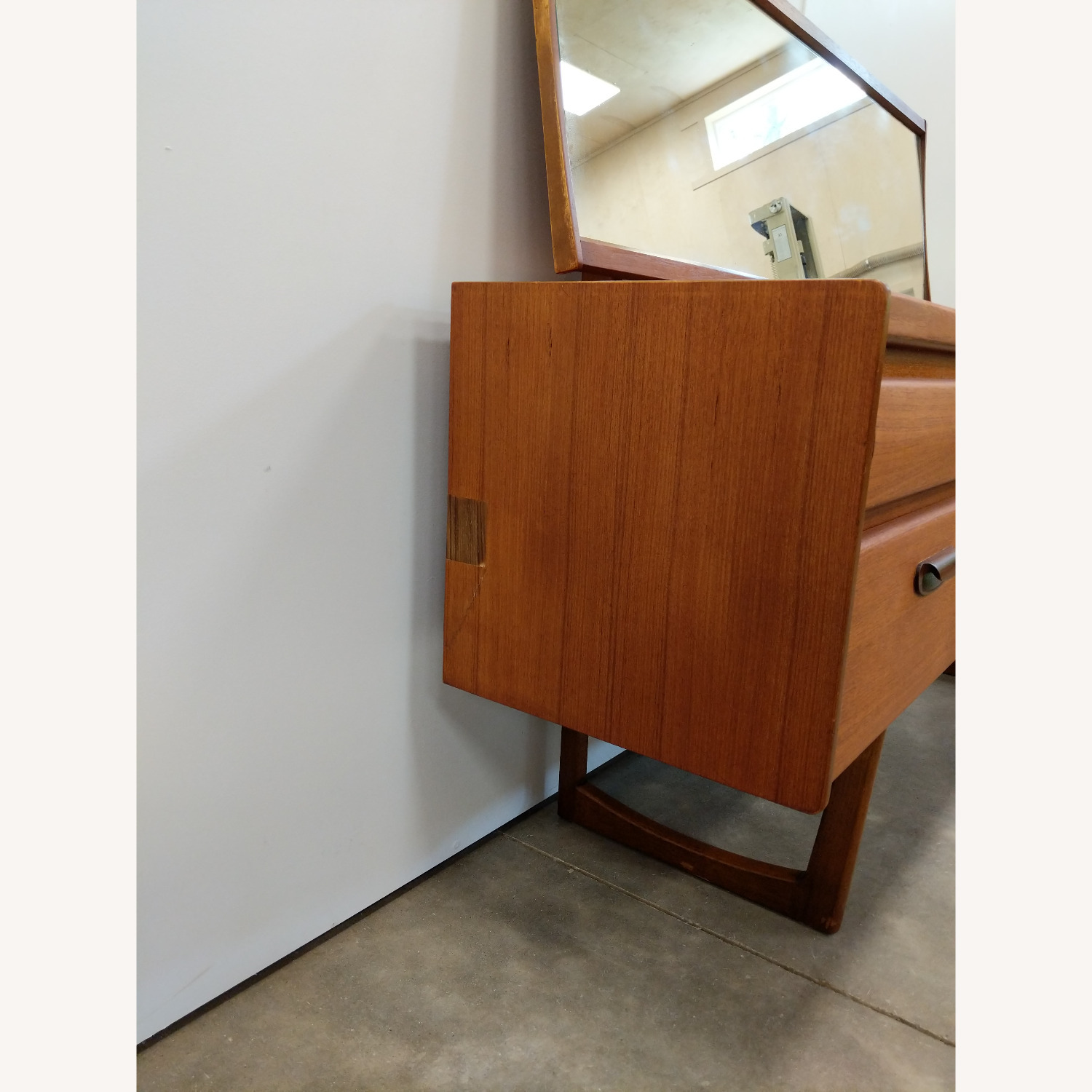 Vintage Mid Century Modern Teak Dressing Table - image-8