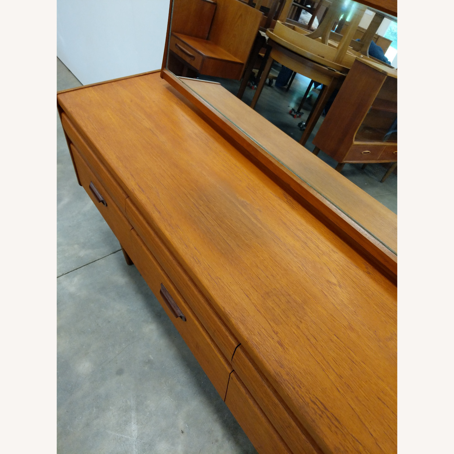 Vintage Mid Century Modern Teak Dressing Table - image-4