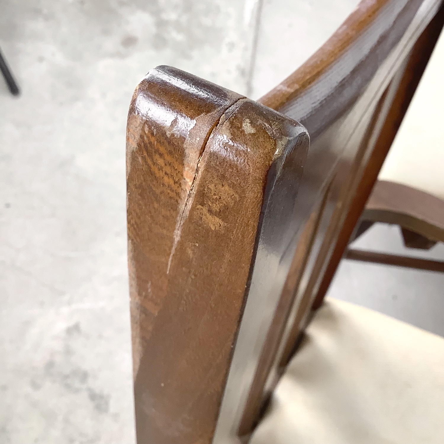 Set of Six Mid-Century Walnut Dining Chairs - image-13