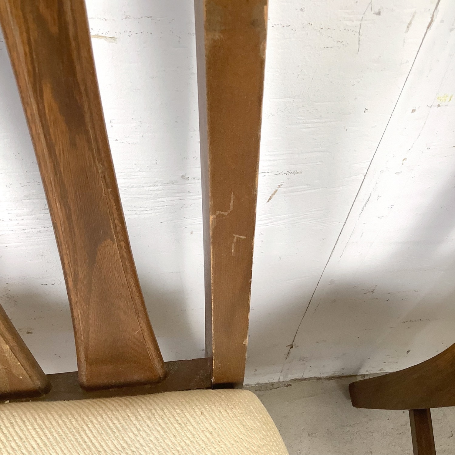 Set of Six Mid-Century Walnut Dining Chairs - image-15