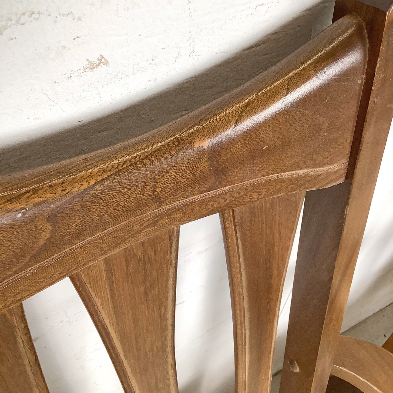 Set of Six Mid-Century Walnut Dining Chairs - image-10