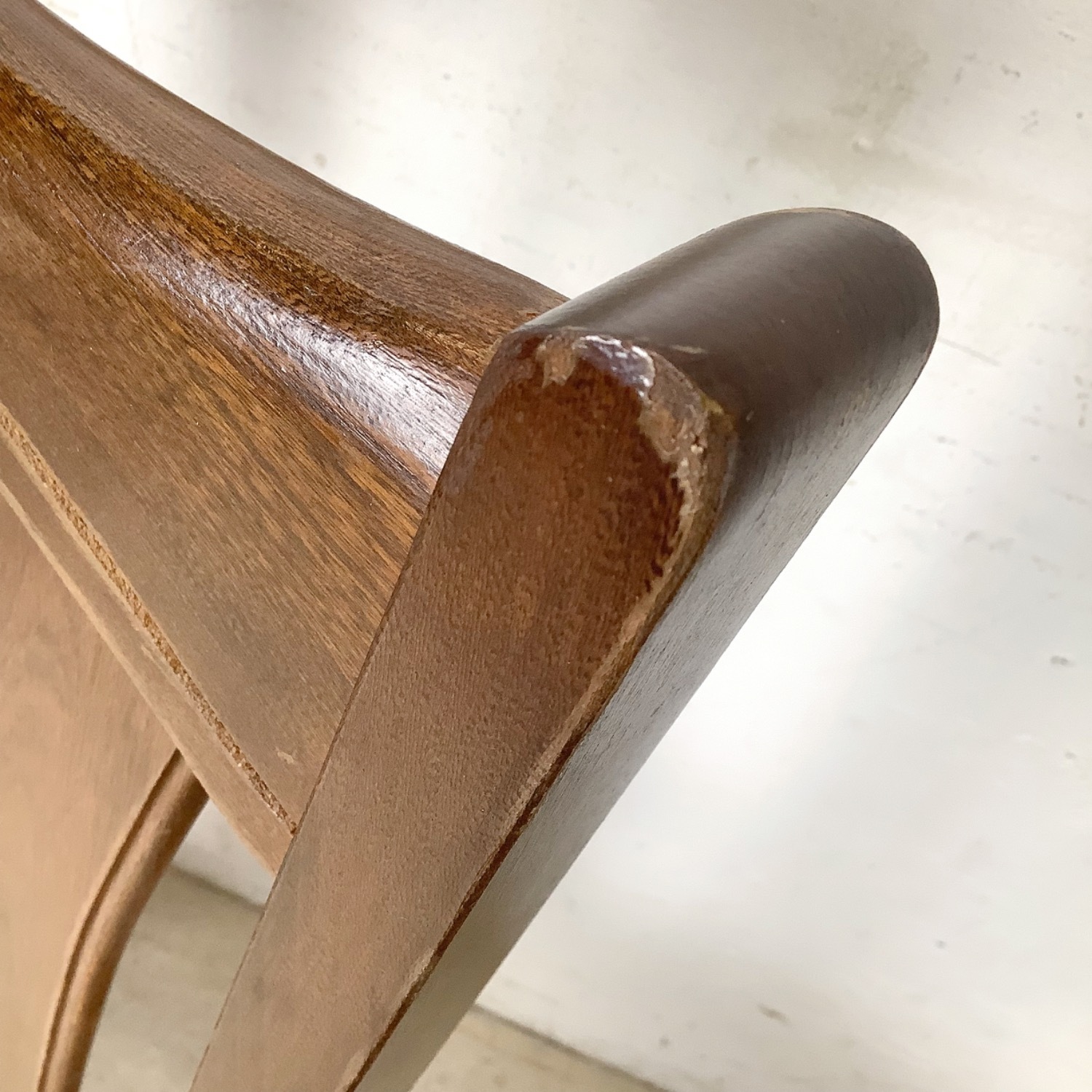 Set of Six Mid-Century Walnut Dining Chairs - image-12