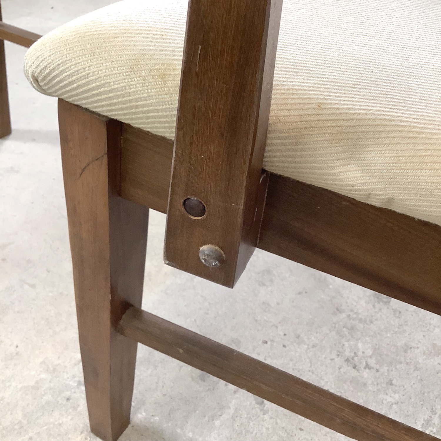 Set of Six Mid-Century Walnut Dining Chairs - image-20