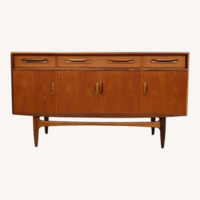 G Plan Vintage Mid Century Modern Teak Credenza