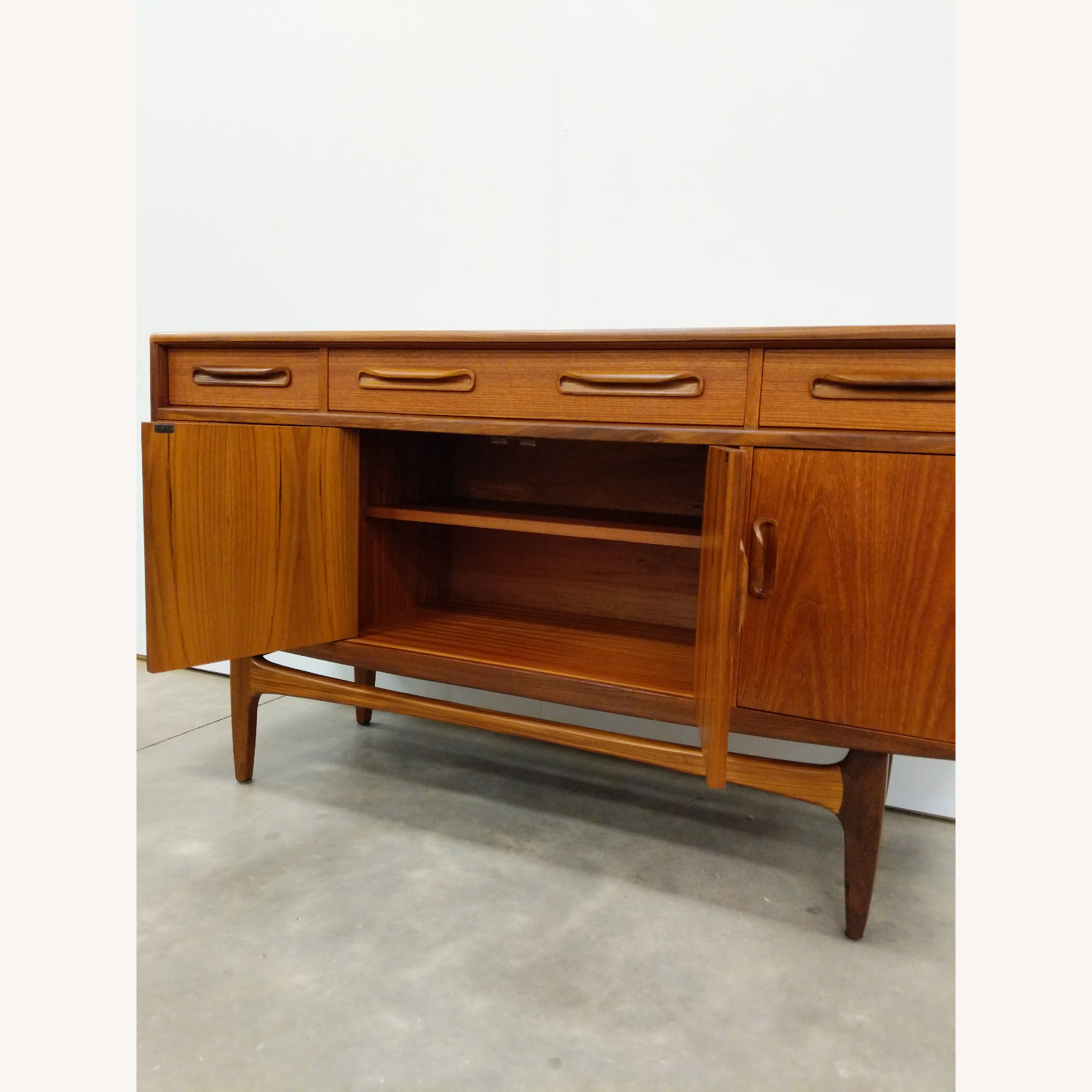 G Plan Vintage Mid Century Modern Teak Credenza - image-4