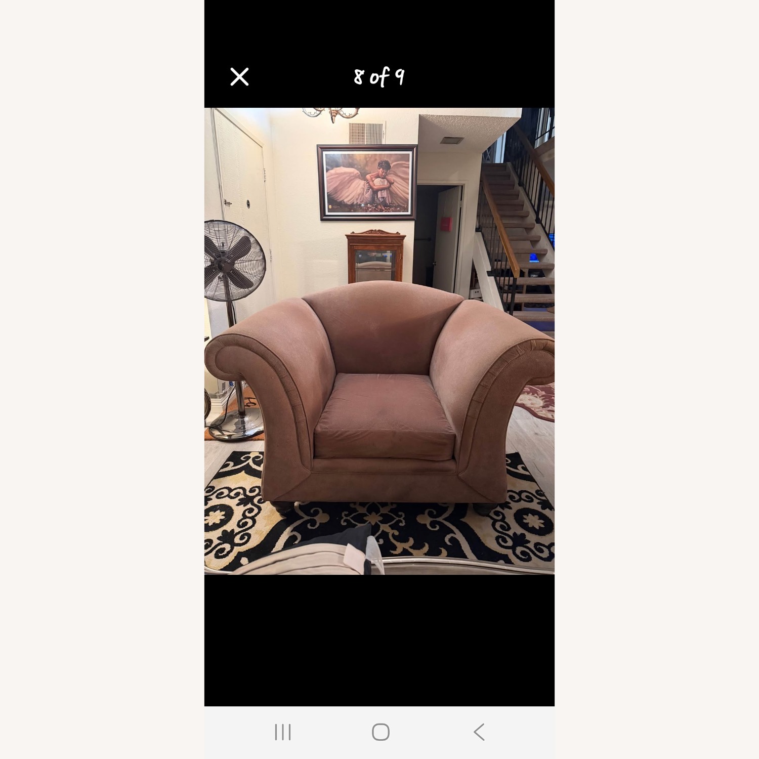 Vintage/Antique Dark Brown Accent Chairs - image-2