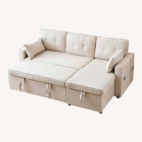 Used Wayfair Sofa with Pull Out Bed and Storage for sale on AptDeco