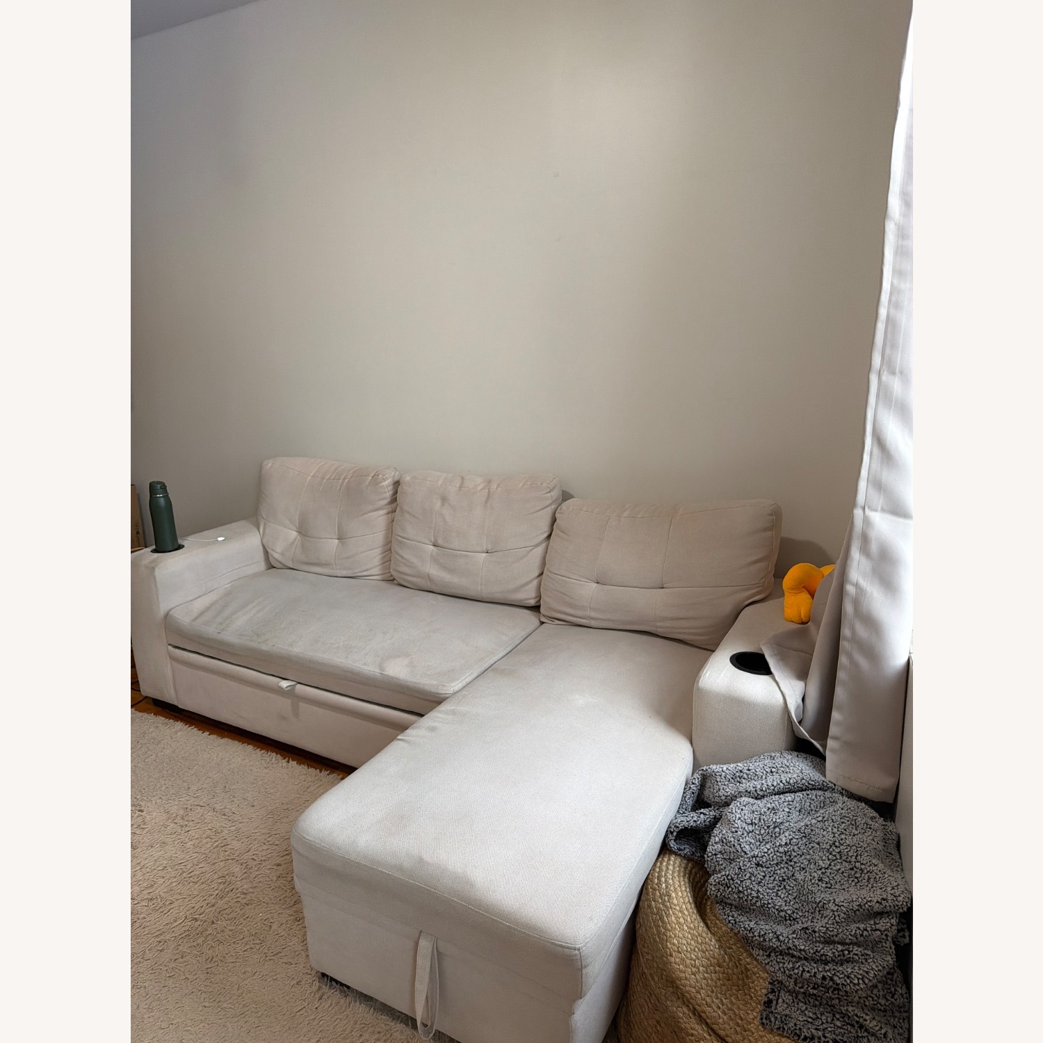 Wayfair Sofa with Pull Out Bed and Storage - image-2