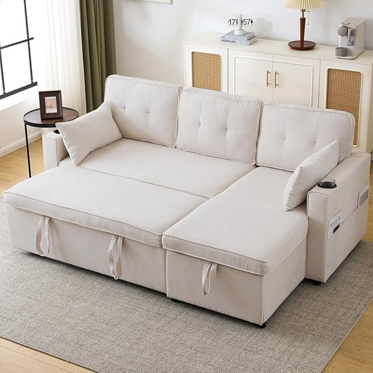 Wayfair Sofa with Pull Out Bed and Storage - image-7