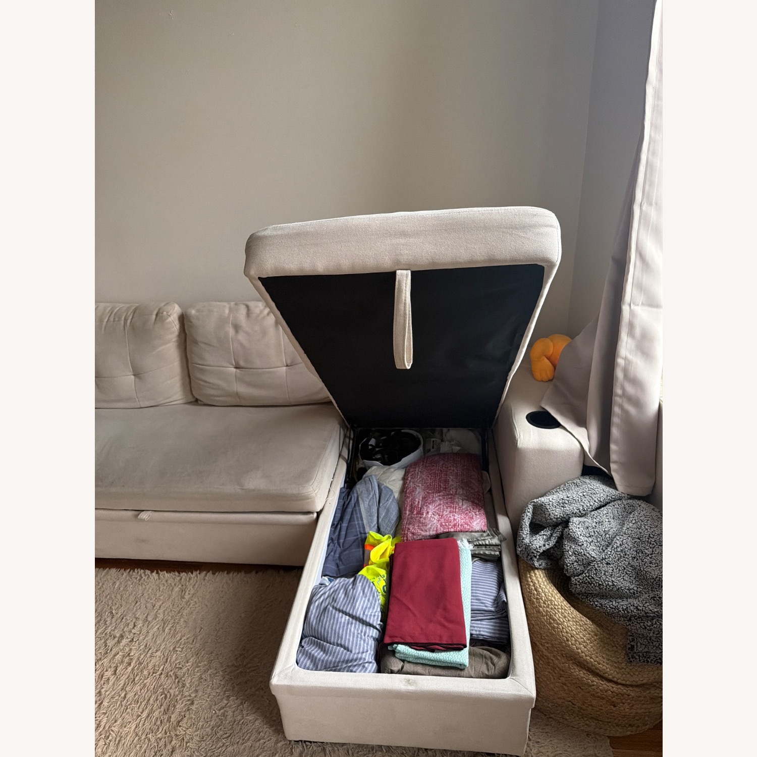 Wayfair Sofa with Pull Out Bed and Storage - image-5