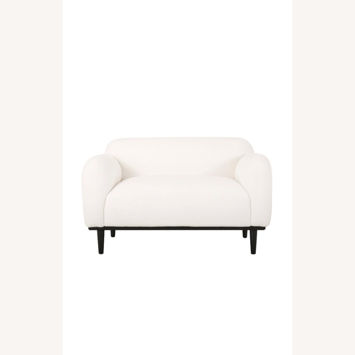 Christopher Knight Home White Fabric Loveseat - image-1