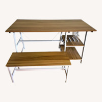 Wayfair 4 Person Dining Set (Table and Bench)