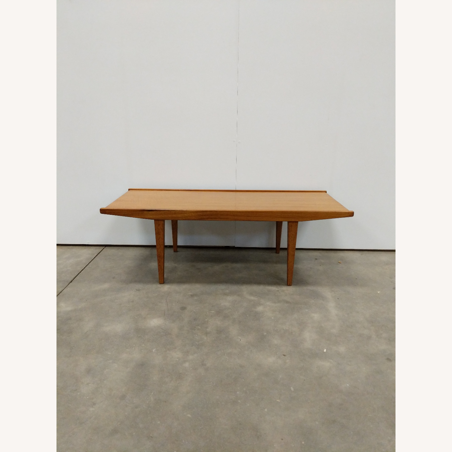 Vintage Mid Century Modern Teak Coffee Table - image-1