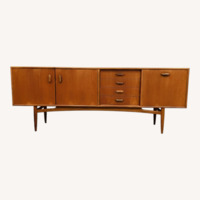 G Plan Vintage Mid Century Modern Teak Credenza