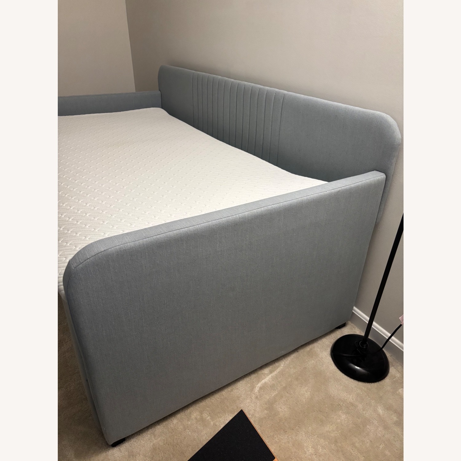 Light Blue Daybed W Trundle - image-2