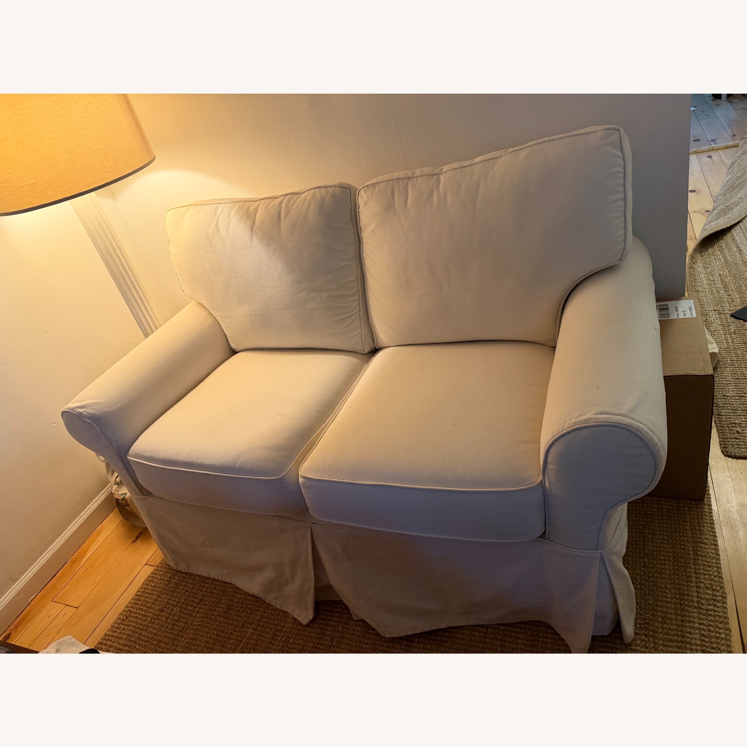 Pottery Barn Comfort Slipcovered Loveseat - image-2