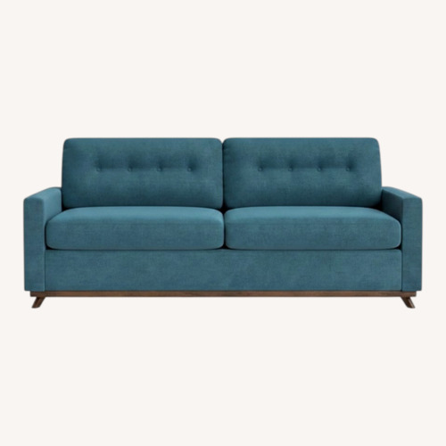 Used Joybird Hopson Blue Fabric Sleeper Sofa for sale on AptDeco