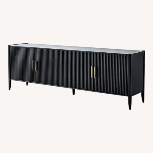 Used Williams Sonoma Black Wood Sideboard for sale on AptDeco